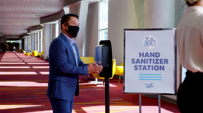 Hand Sanitizer Station