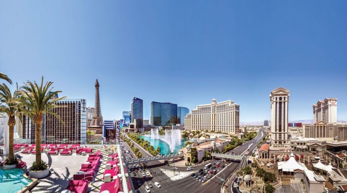 Las Vegas Strip from the Cromwell