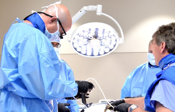 Surgeon medical meetings