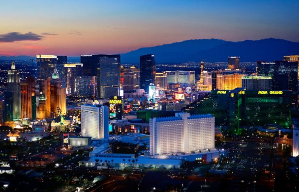 Aerial View of the Strip