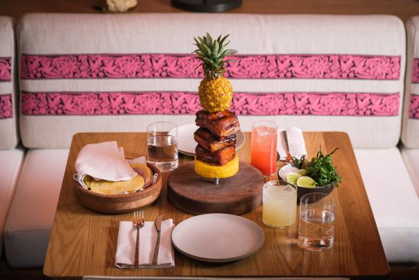 Get a taste of delicious this Pork Belly al Pastor at Casa Playa at Wynn Las Vegas. PHOTO CREDIT: Steve Legato