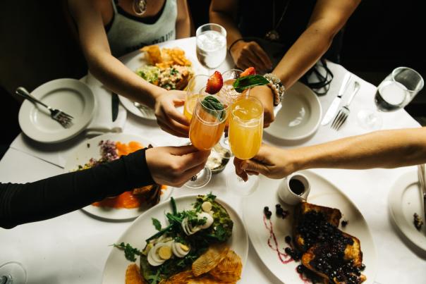 Get a delicious brunch at Mon Ami Gabi at Paris Las Vegas with your friends.