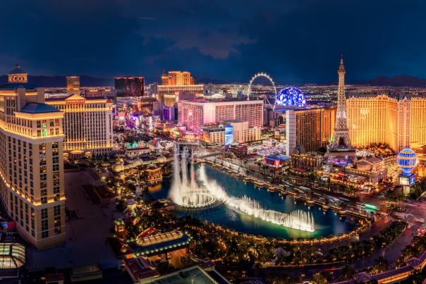 Take a look at this stunning view of the one and only Las Vegas strip.
