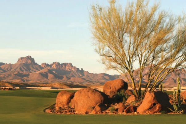 View of Mountains from Laughlin golf course
