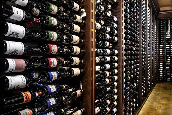 Wine room at Ferraro
