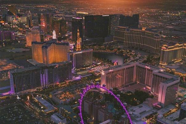 Las Vegas Strip at Sunset