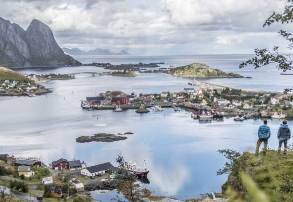 The village Reine in the Lofoten Islands, Northern Norway