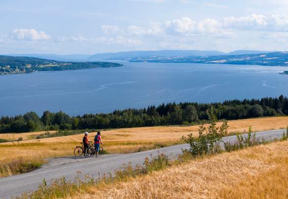 Plan your trip to the Gjøvik region in Eastern Norway and go cycling along Lake Mjøsa