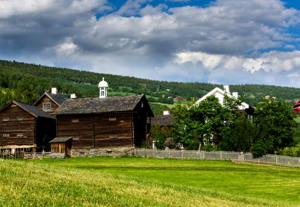 Sygard Grytting historic hotel in the Gudbrandsdalen valley