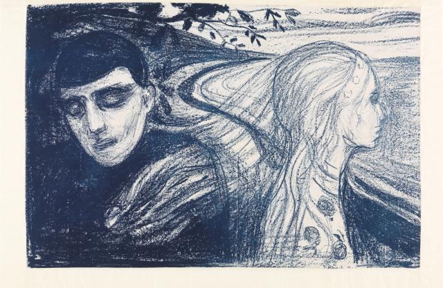 Munch's painting "Separation"