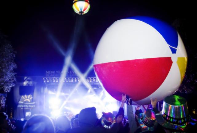 New Year's Eve Beach Ball Drop Panama City Beach Florida