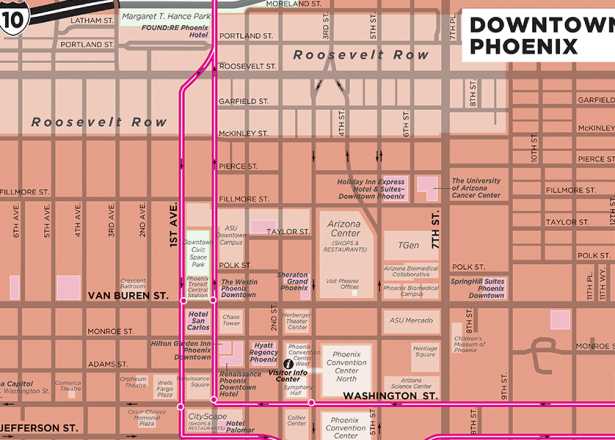 Phoenix Maps  Greater Phoenix Trail Guides & Street Maps