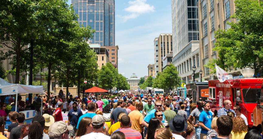Downtown Raleigh N C Food Truck Rodeo The Southeast Is No Stranger To Rodeos You Can Find Barrel Racing Team Roping And Bull Riding With Ease But If D Rather Exchange Your Hat Boots For