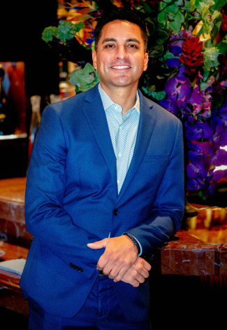 Juan Cruz, sommelier at ARIA