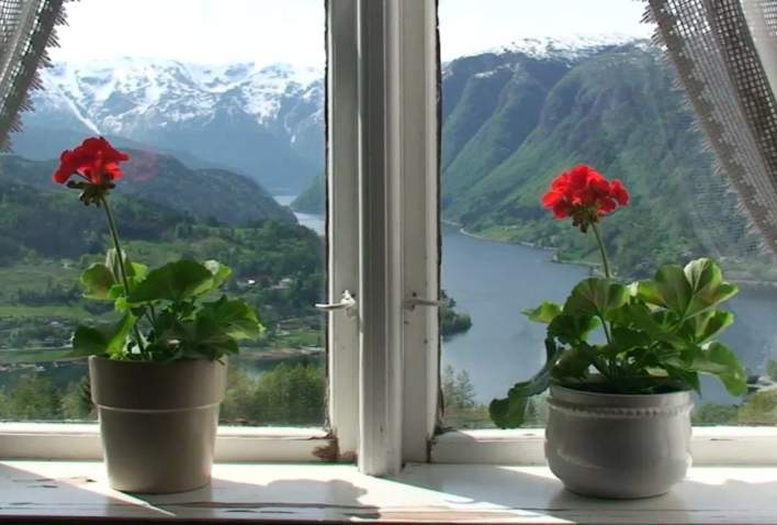 Views from Hardanger in Hordaland, Norway