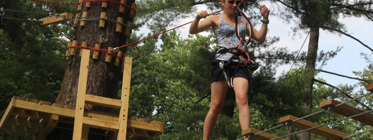 Elmwood Park Zoo Treetop Adventures Header