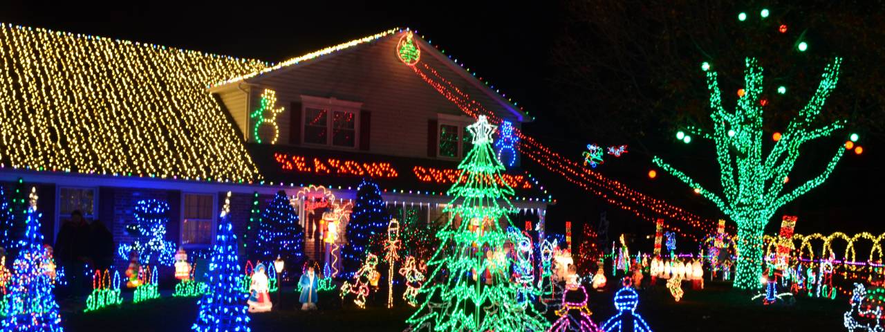 Holiday Light Displays in Montgomery County