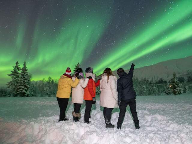 Dónde y cuándo ver las auroras boreales en Noruega