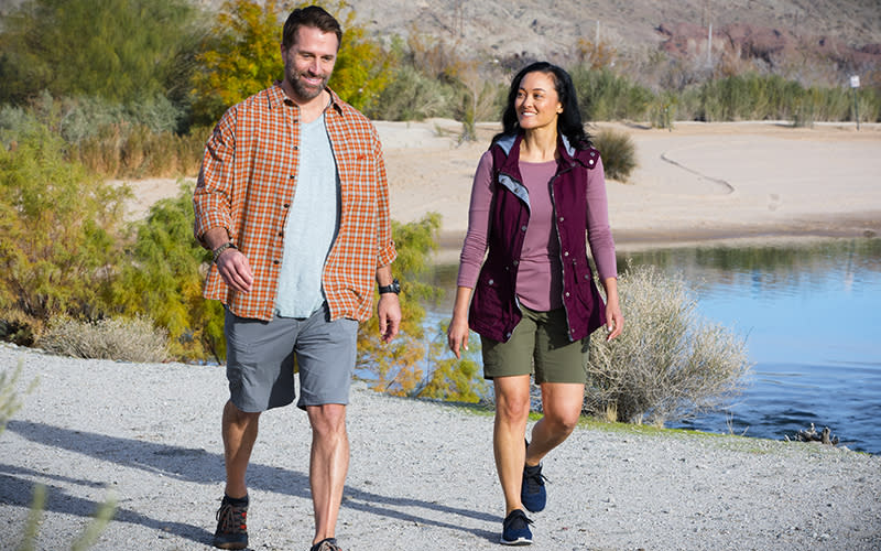 Couple River Path Laughlin