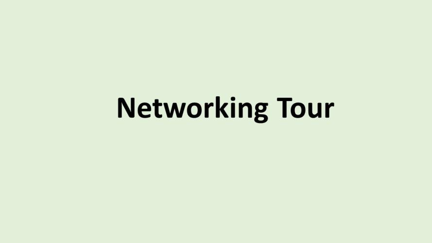 SE Networking tour u ukenr