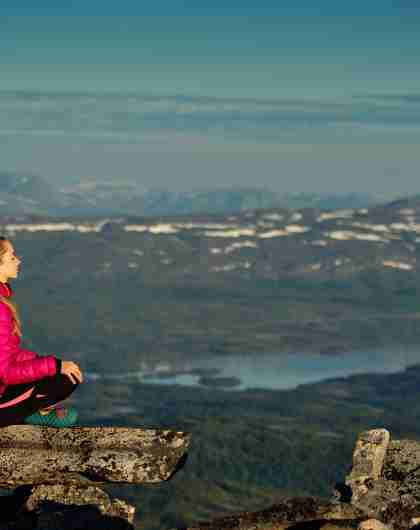 View from mount Dærga in Børgefjell national park, Namdalen, Trøndelag