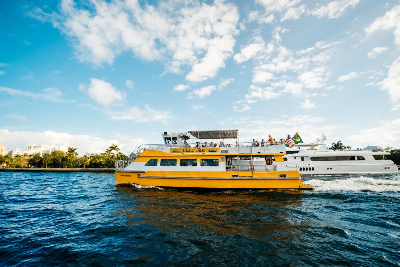 Water taxi in Fort Lauderdale