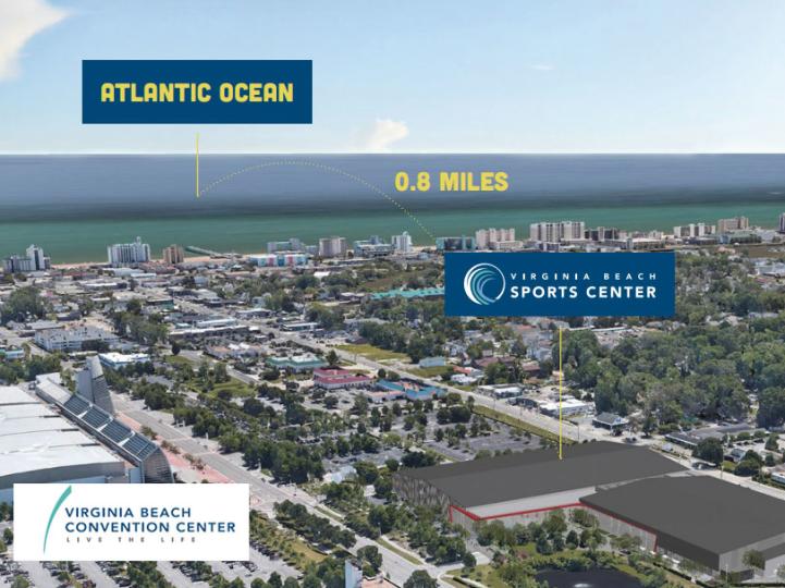 Convention Center Vbcc And Sports Center Map