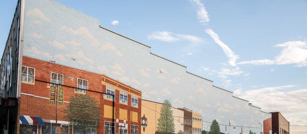 Art Murals of Historic Downtown Forest City}