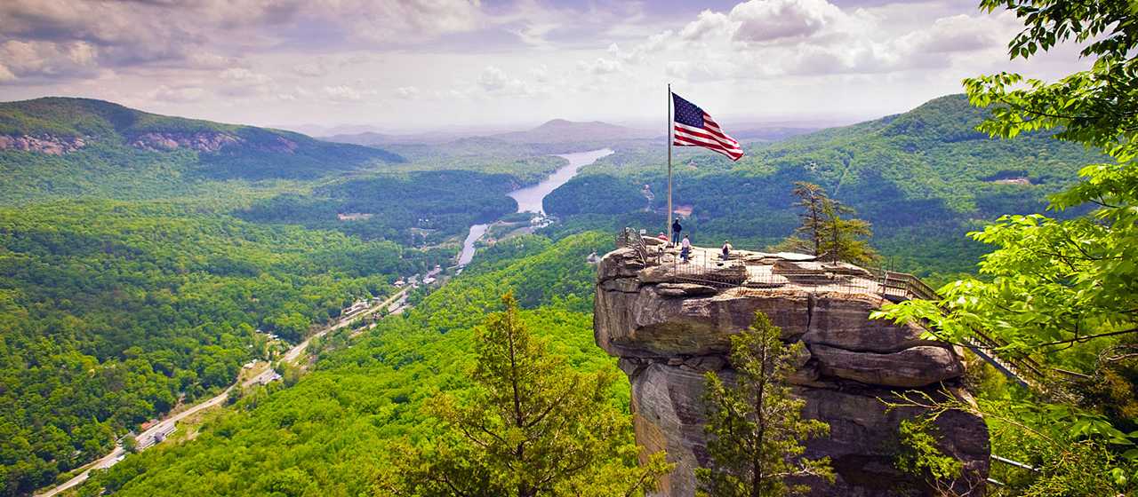 Chimney Rock Village and Chimney Rock State Park