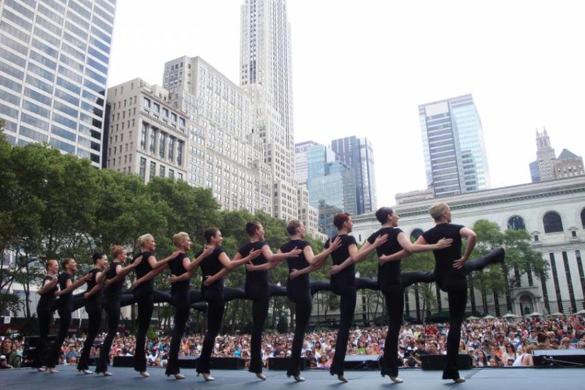Broadway in Bryant Park