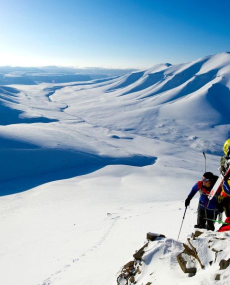 Ski touring in Svalbard