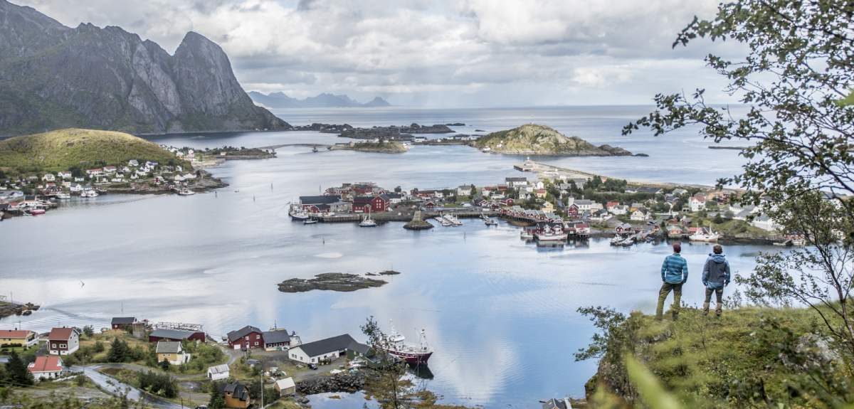The village Reine in the Lofoten Islands, Northern Norway