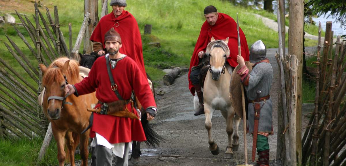Viking and horse on Bukkøy