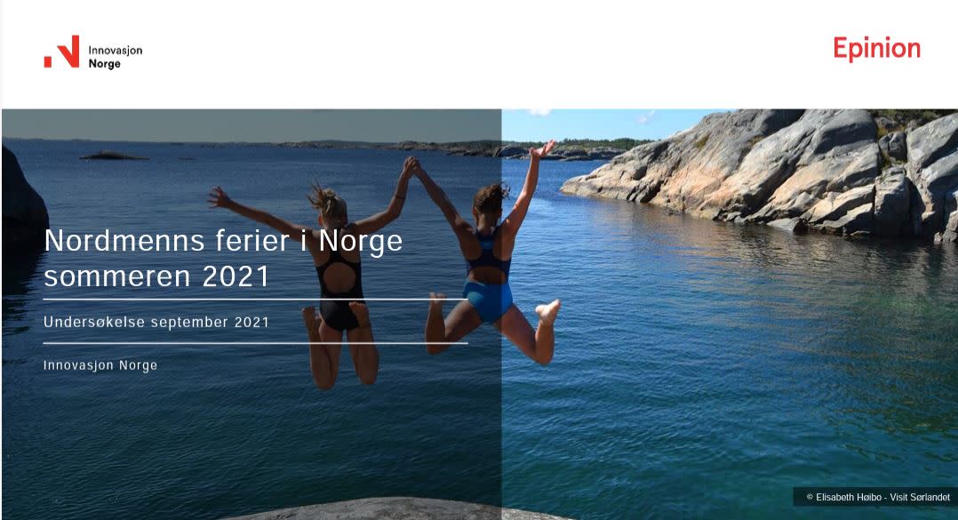 Nordmenns ferier i Norge sommeren 2021