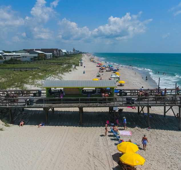 Wilmington Area Live Beach Webcams Beaches Ocean Grill Tiki Bar