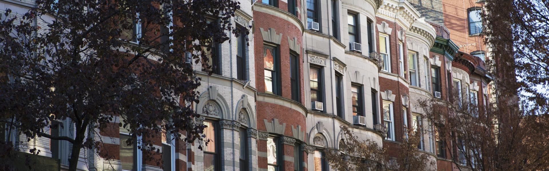 Harlem Brownstones, Exterior