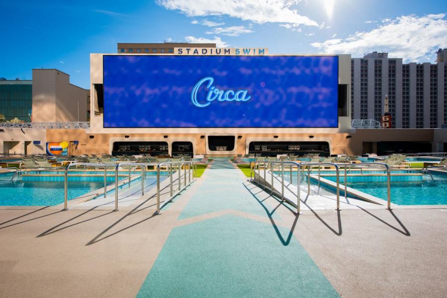 Stadium Swim at the Circa Pool in Las Vegas.