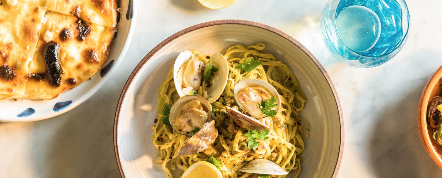 Food in bowl at a restaurant