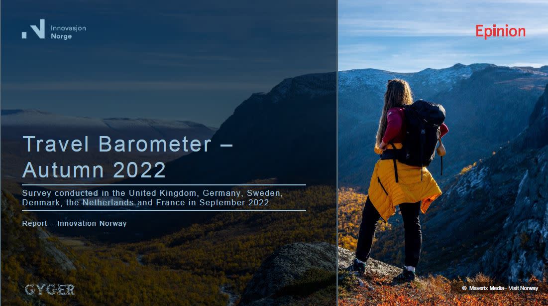 Travel barometer Autumn 2022