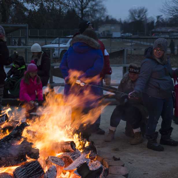 Winter Bonfire