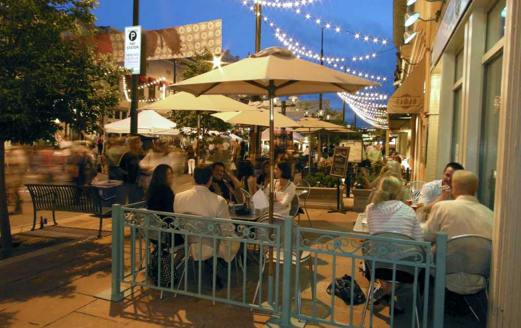 Colorado Summer Nights In Denver Visit Larimer Square Patio Dining Night