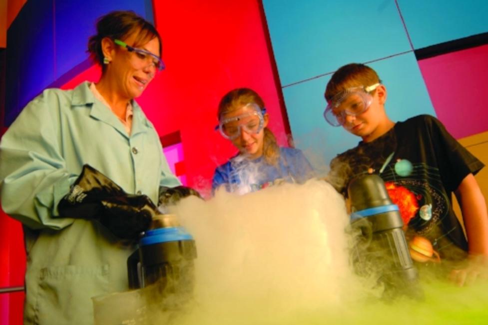 Science Demo at the MOST, Syracuse credit The MOST