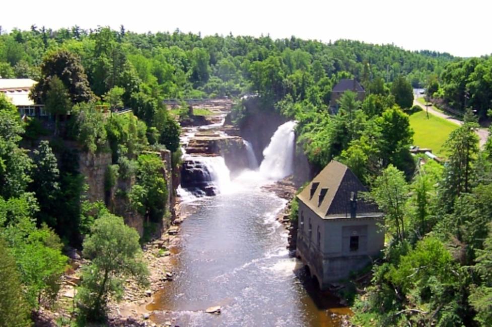 Ausable Chasm Falls - Ausable Chasm - Photo by Adirondack Coast Visitors Bureau Ausable Chasm Falls - Ausable Chasm - Photo by Adirondack Coast Visitors Bureau