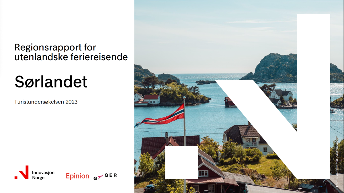 Regionsrapport Sørlandet - Turistundersøkelsen 2023