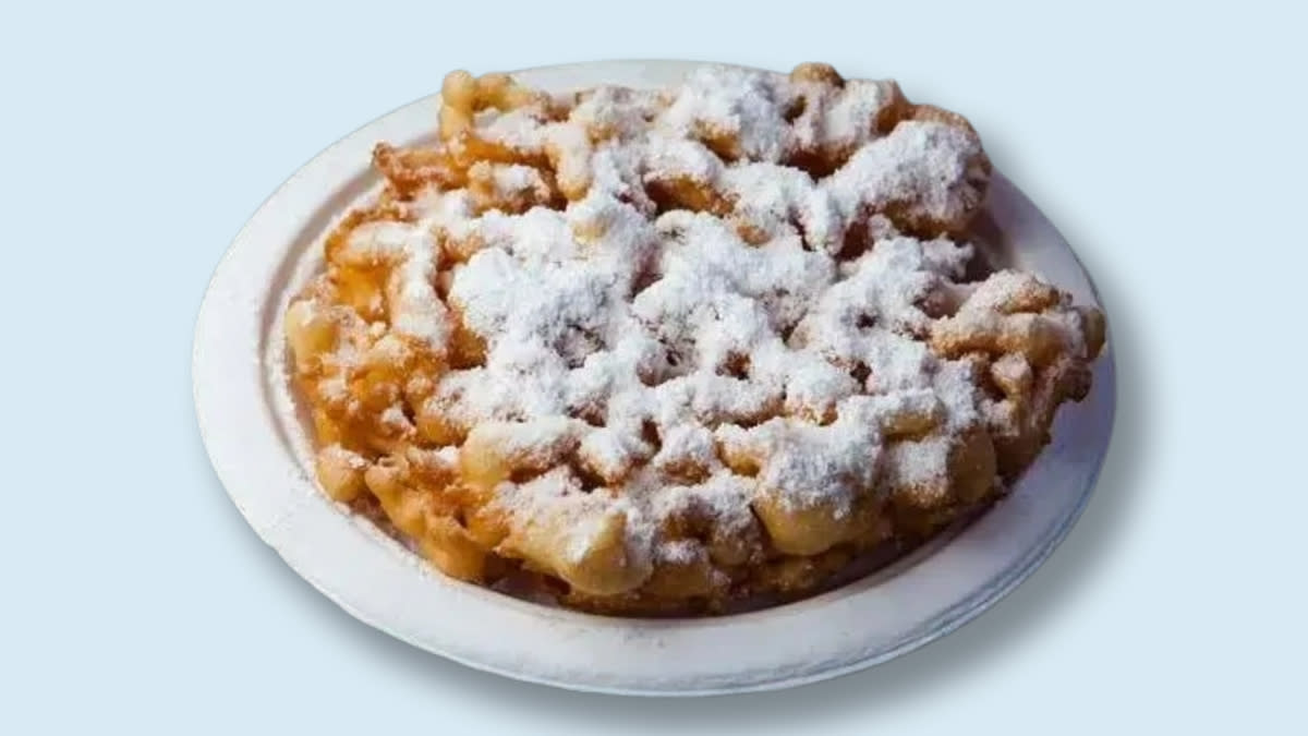 Funnel cake from Braud's Funnel Cake Cafe in Las Vegas