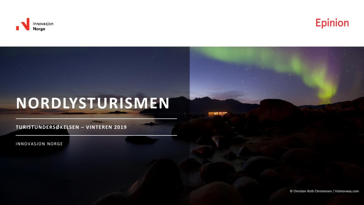 turistundersøkelsen 2019 nordlysturisme