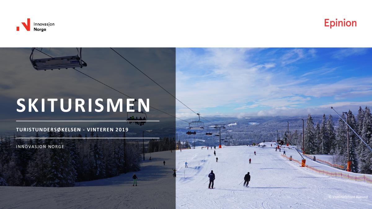 turistundersøkelsen 2019 skiturisme