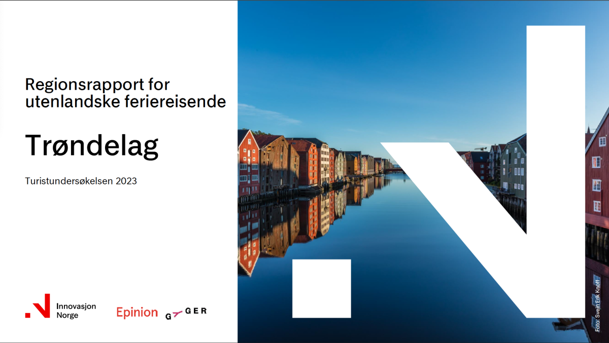 Regionsrapport Trøndelag - Turistundersøkelsen 2023