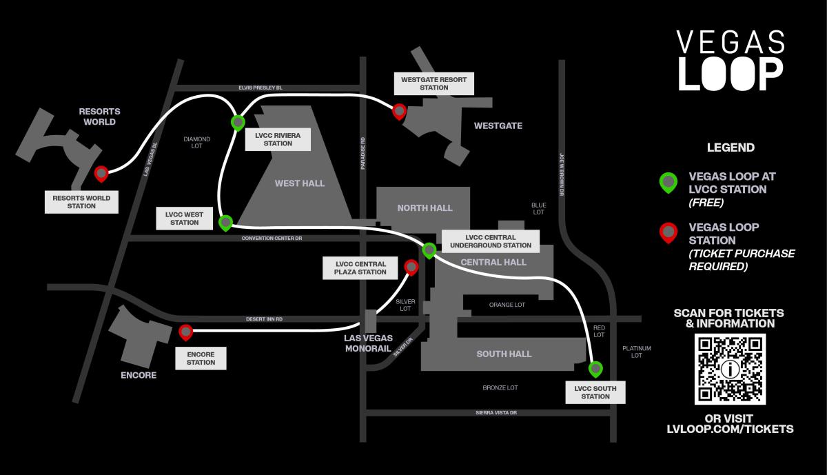 Vegas Loop Map
