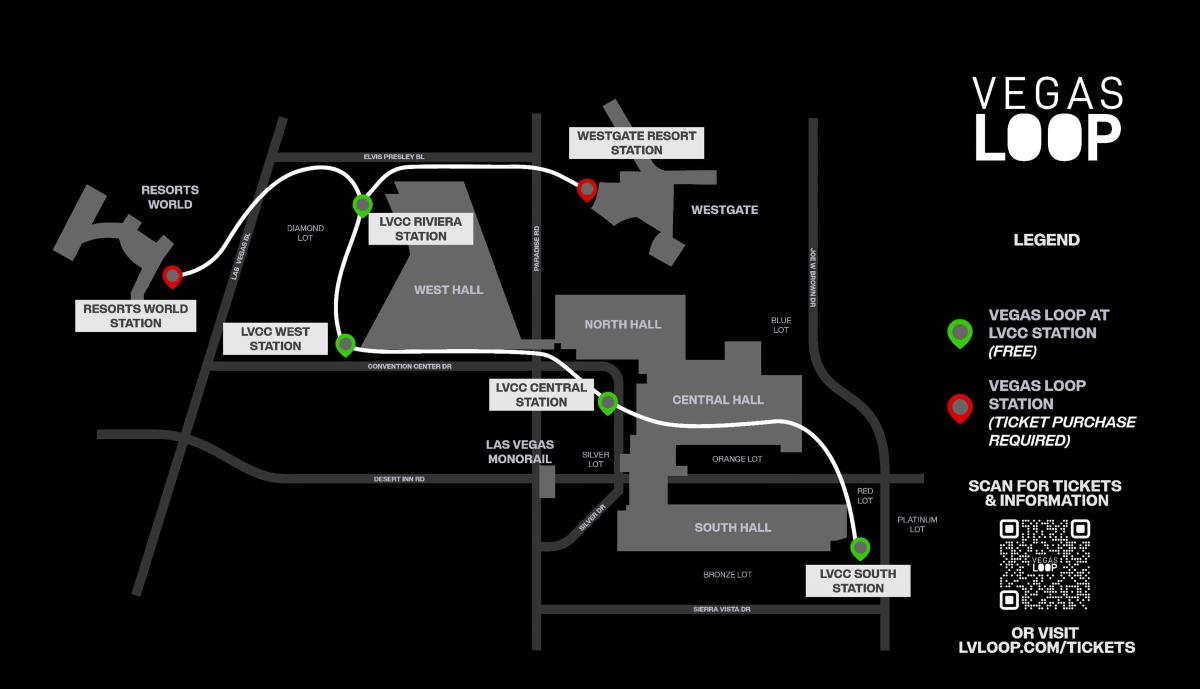 Vegas Loop Map
